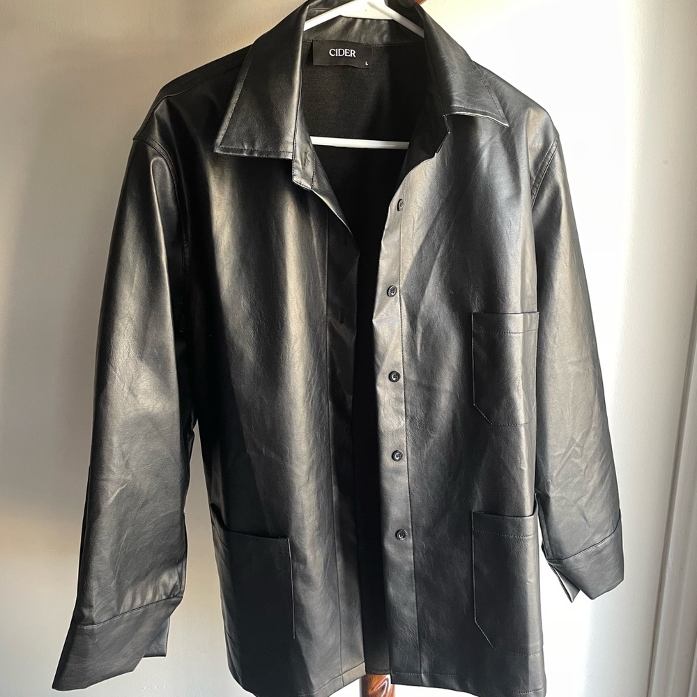 Faux leather black Jacket
